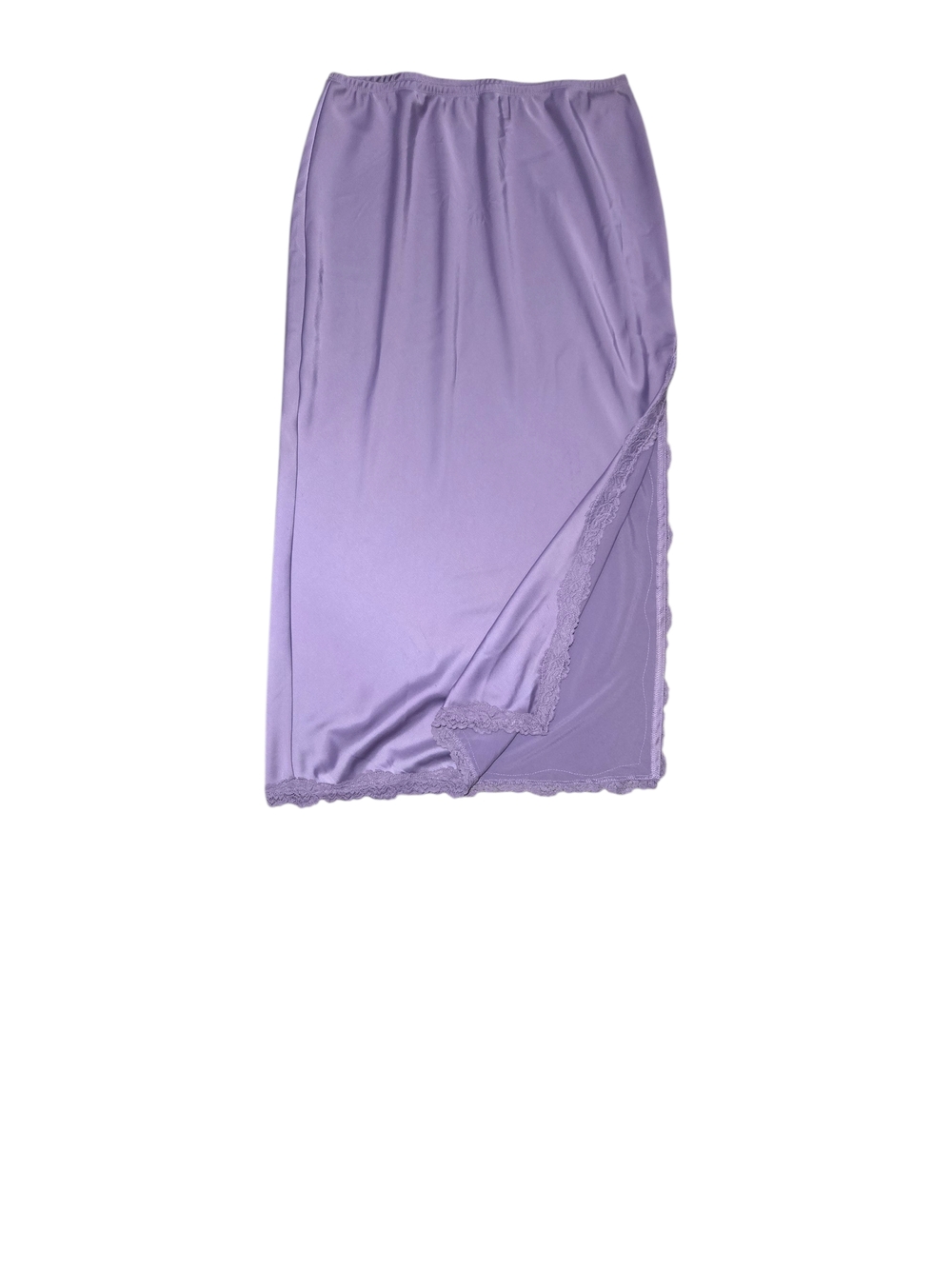 Lilac Lace Trim Half Slip Skirt - Women